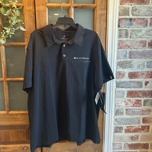 NWT Infinity by Cherokee Polo Scrub Top Mens 3XL Black NEW Athletic Fit